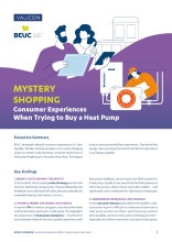 Mystery shopping on heat pumps: cover of executive summary