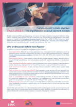 Factsheet on inclusive payments, cover page