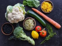 A Bunch of Fresh Vegetables on a Kitchen Counter (Photo by Heather Brock from Pexels)