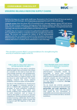 consumer checklist on ensuring a reliable medicines supply chains