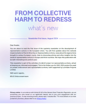 Cover of newsletter