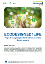 ECODESIGNED4LIFE: Report on synergies for horizontal policy developments