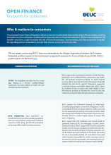 This two-pager summarises BEUC’s main recommendations for trilogue negotiations between the European Parliament and the Council on the Commission’s proposed framework for Financial Data Access (FiDA).