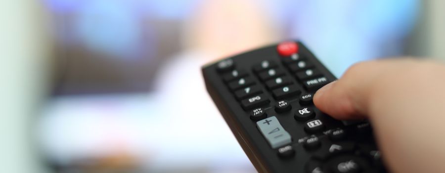 Remote pointing at TV