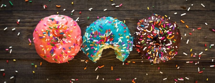 colourful donuts