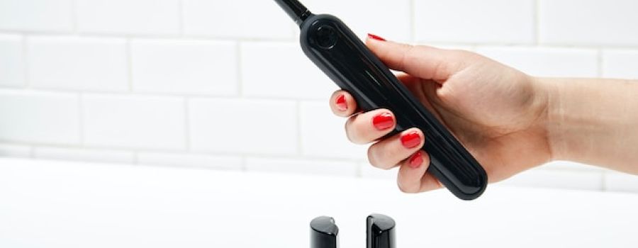 Black electric toothbrush