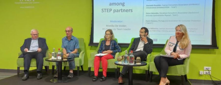 STEP final event: panellists