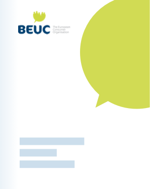 Google / DG Comp antitrust investigation - BEUC reaction